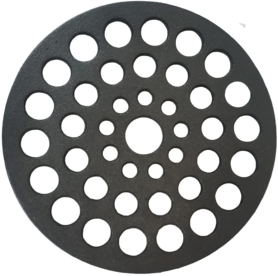 HAWOK Smooth Cast Iron Trivet - 7.48 Inch Round Heat Resistant Trivet With Rubber Feet - View #10